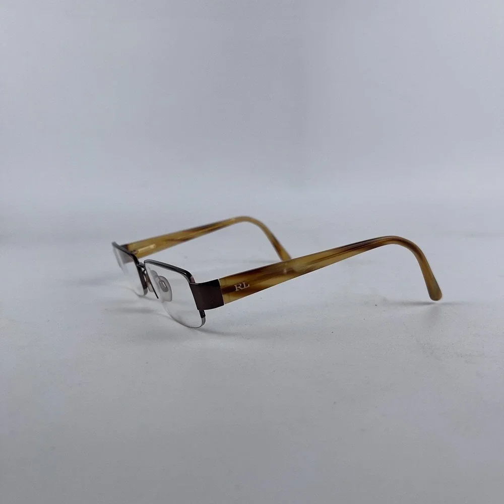 Ralph Lauren RL‎ 5034 9013 Women's Eyeglasses Frame Brown Half Rim 50-16-135mm